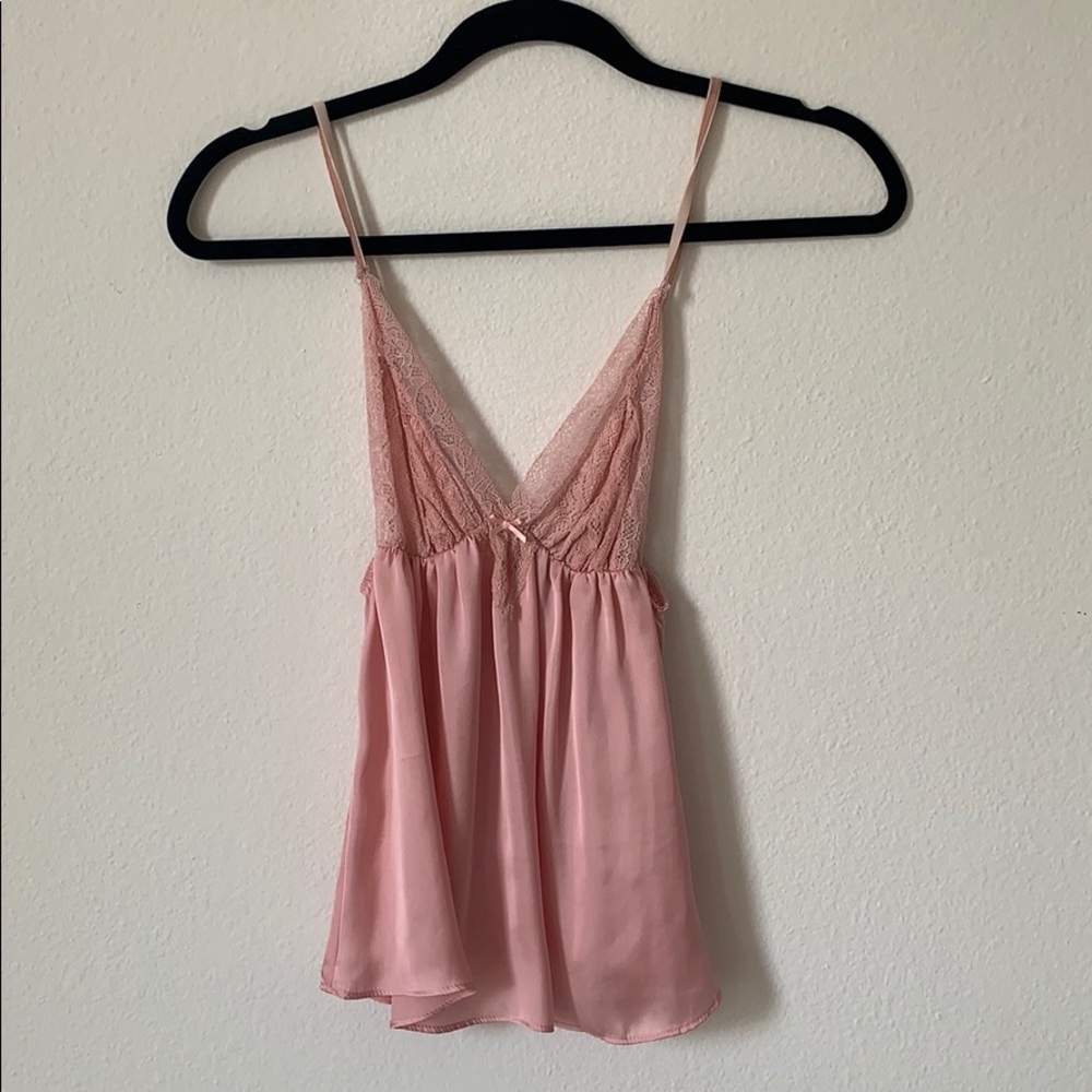 Lace Pink Tank